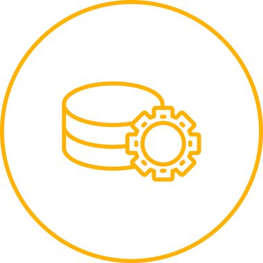 sunucu web simgesi vektör illüstrasyonu