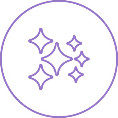 Bir ay simgesinin vektör illüstrasyonu