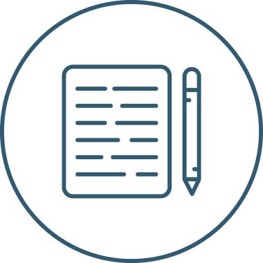 Belge Düzenle Web simgesi vektör illüstrasyonuName