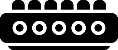 Kablo Sonlandırma Bloğu Web simgesi vektör illüstrasyonunu kullan