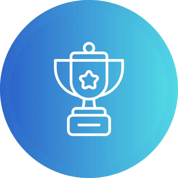 Kupa ikonu. vektör illüstrasyonu