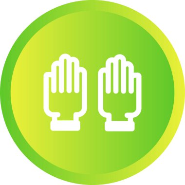 avuç içi vektör simgesi modern simge tasarımı