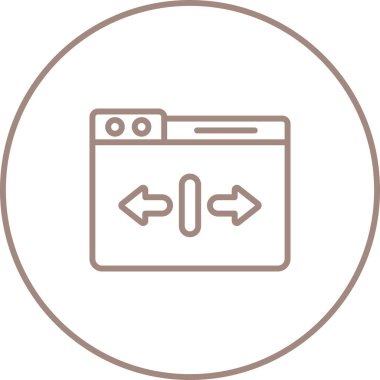 Web simgesi. Pilin vektör çizimi