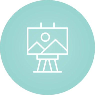 Eşsiz Galeri Vektör Satırı Simgesi