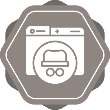 Bir b eksikliği simgesinin vektör çizimi