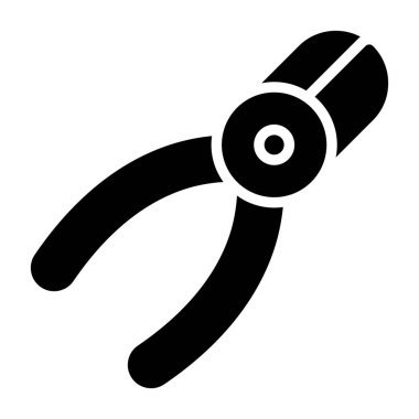 Kerpeten simgesi ana hat vektörü. sıcak hava