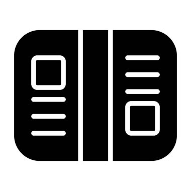 Modern bir simgenin vektör illüstrasyonu