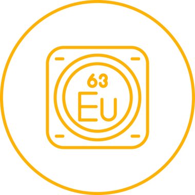 Kimyasal element ağ basit illüstrasyon