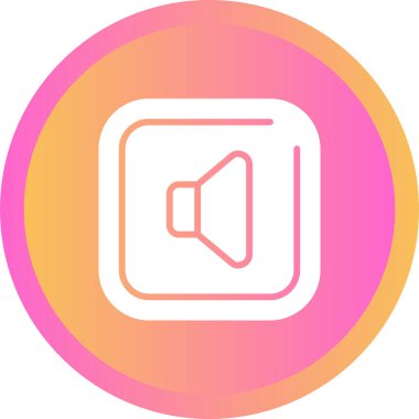 hoparlör simgesi vektör çizim