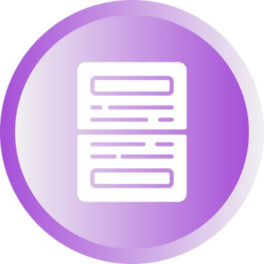 Belge. Web simgesi basit illüstrasyon