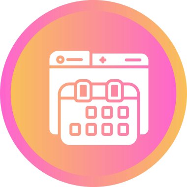 Cep telefonu. Web simgesi basit illüstrasyon