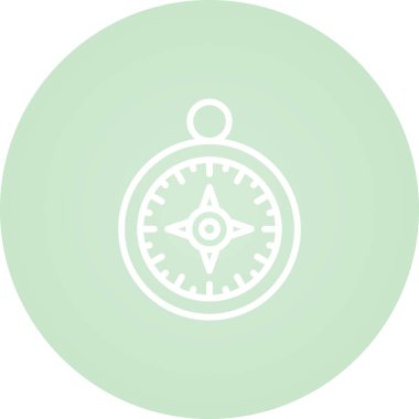 pusula simgesi web basit illüstrasyon