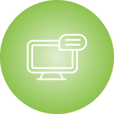 Bilgisayar web simge vektör çizim