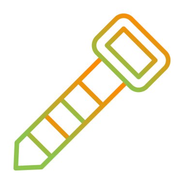 Kablo Yönetimi Klipsleri Web ikon vektör resimlemesi