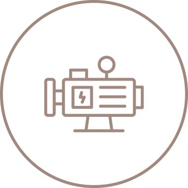 Kamera. Web simgesi basit illüstrasyon