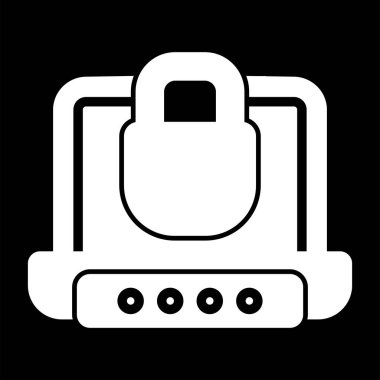 Bilgisayar. Web simgesi basit illüstrasyon 