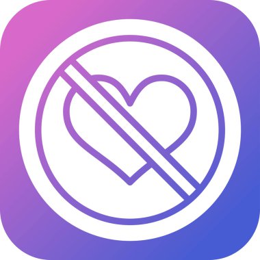 Bir kalp simgesinin vektör illüstrasyonu