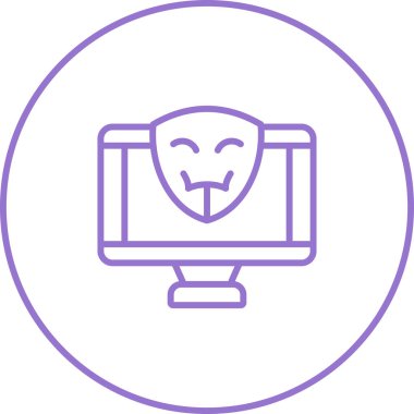 Modern simgenin vektör illüstrasyonu