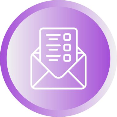 e- posta web simgesi vektör illüstrasyonu