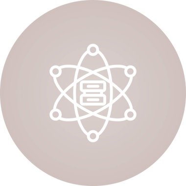 Modern bir simgenin vektör illüstrasyonu