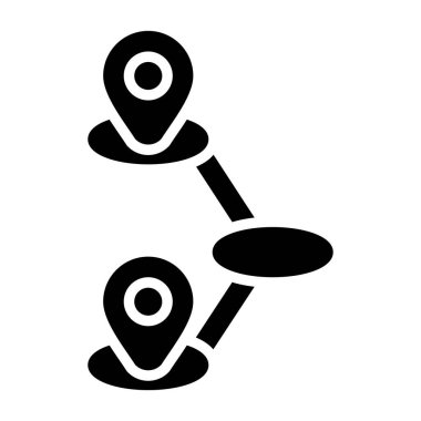 Seo ve pazarlama ikonunun vektör tasarımı. Pazarlamanın web ögesi ve modern simge sembolü.