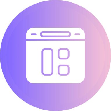 Çamaşır makinesi. Basit resimleme