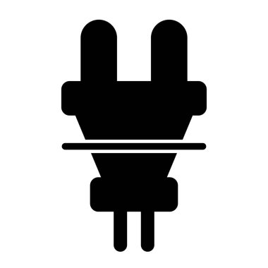 elektrik dolgu simgesi web basit illüstrasyon