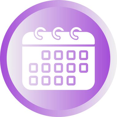 Takvim web simge vektör çizim