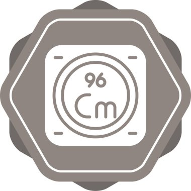 Kimyasal element ağ basit illüstrasyon