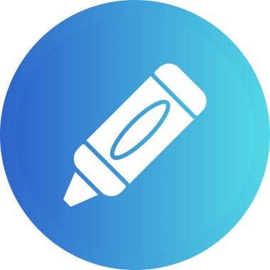 Kalem. Web simgesi basit illüstrasyon