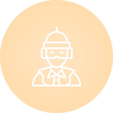 İnsan simgesinin vektör illüstrasyonu