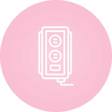 soket ağ simgesi vektör illüstrasyonu