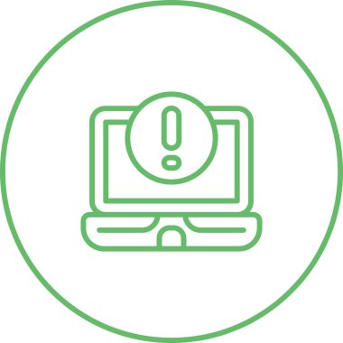 Bilgisayar. Web simgesi basit illüstrasyon 