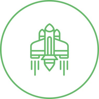 Modern bir simgenin vektör illüstrasyonu