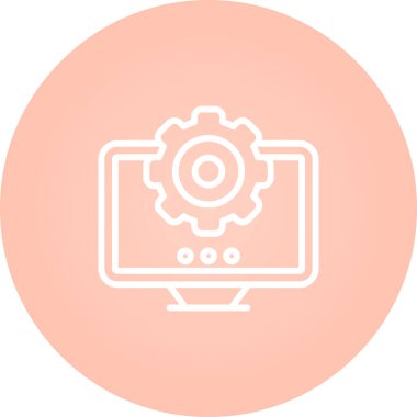 ayarları web simge vektör çizim 