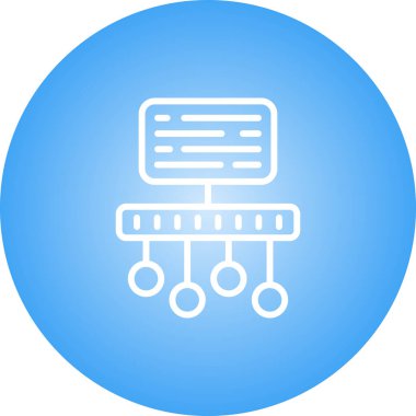 devre kartı izole edilmiş simge