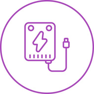 Elektrik simge vektör çizim