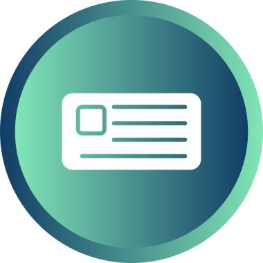 kart simge vektör çizim