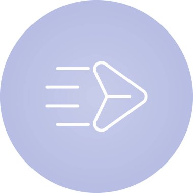 düzlem simgesinin vektör illüstrasyonu