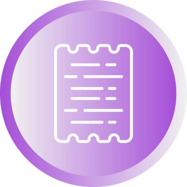 Belge simgesinin vektör illüstrasyonu