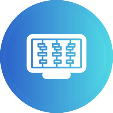 seo modern simgesinin vektör illüstrasyonu