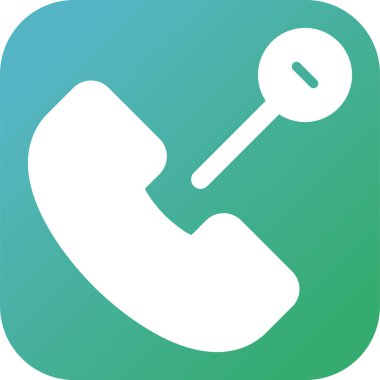 telefon arama vektör simgesi