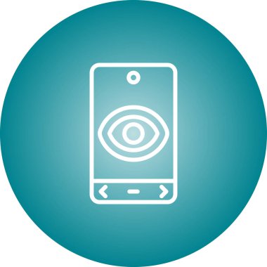 Güzel Göz Kabartma Vektörü Simgesi