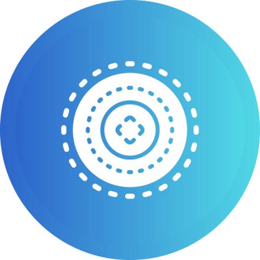 CD mi? Web simgesi basit illüstrasyon