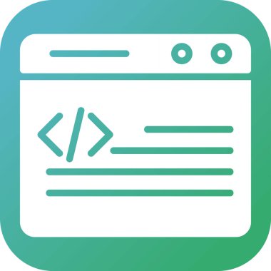 html 'nin geliştirilmesi için web simgesi.