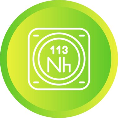 Kimyasal element ağ basit illüstrasyon