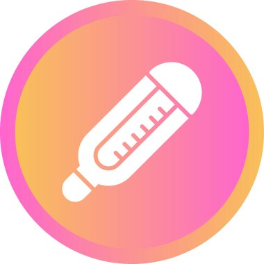 termometre ağ simgesi vektör çizimi