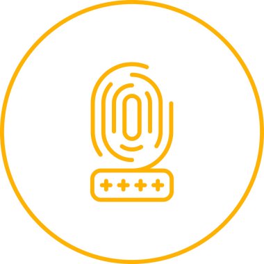 ikon vektör illüstrasyonunu kilitle