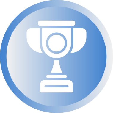 Kupa ikonu. vektör illüstrasyonu