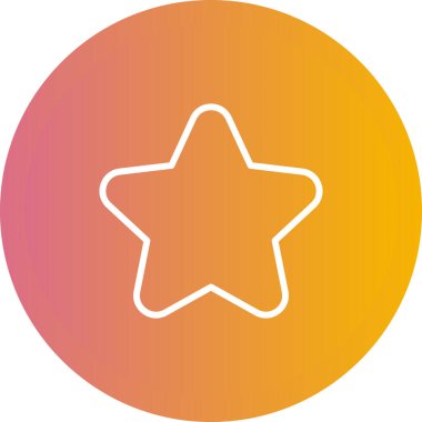 Vektör yıldız web simgesi